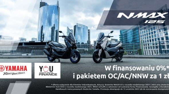 SKUTERY NMAX 125 W LETNIEJ PROMOCJI